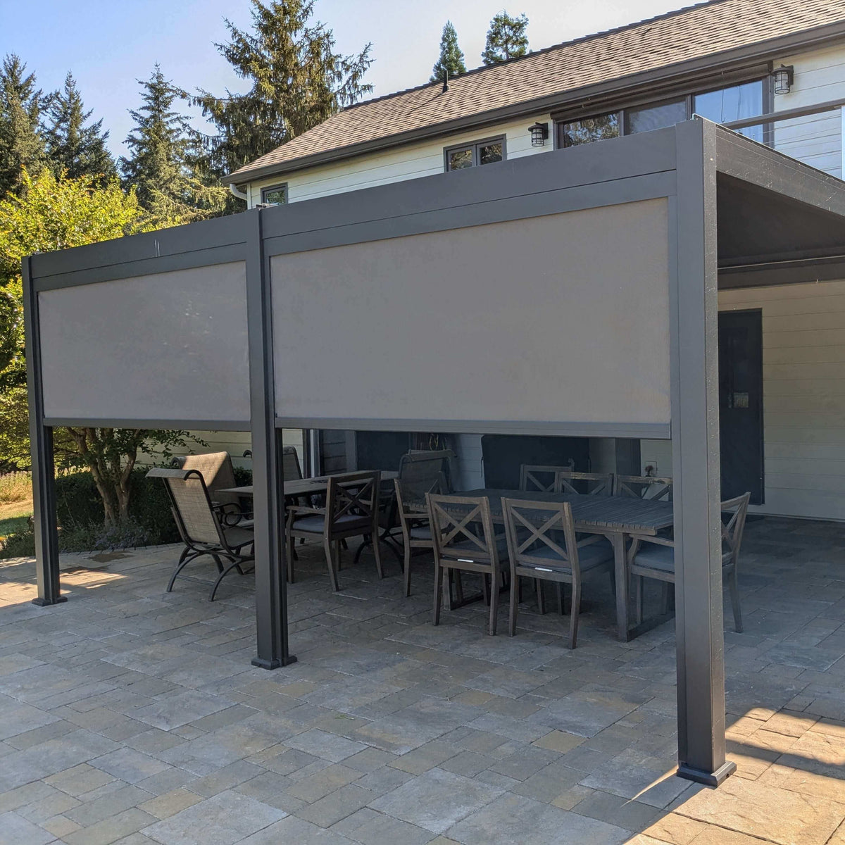Wind/Sun Resistant Screen FOR Villa Pergola 2.0
