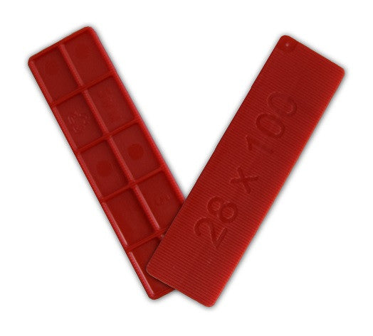 Window Glazing Packers / Flooring Spacers - Mixed Size Pack & Glazing Shovel