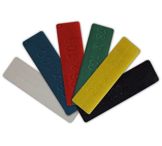 Window Glazing Packers / Flooring Spacers - Mixed Size Pack & Glazing Shovel
