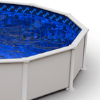 24' Round Midnight Sapphire Mosaic Above Ground Unibead Pool Liner - 35ga Premium Gauge - 52" Wall Height