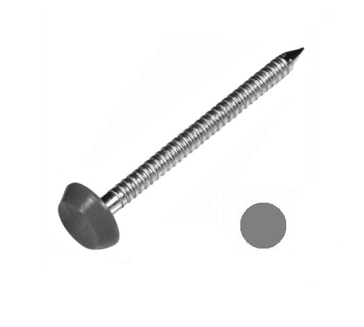 Grey Soffit Plastic Headed Fixing Pins from Eurocell - Virtual Plastics Ltd.