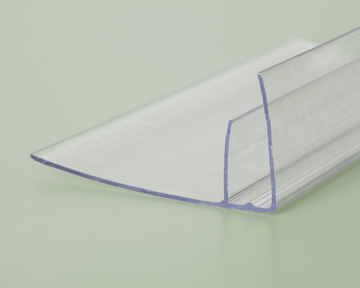 8-10mm Polycarbonate Side Cap (F Channel)