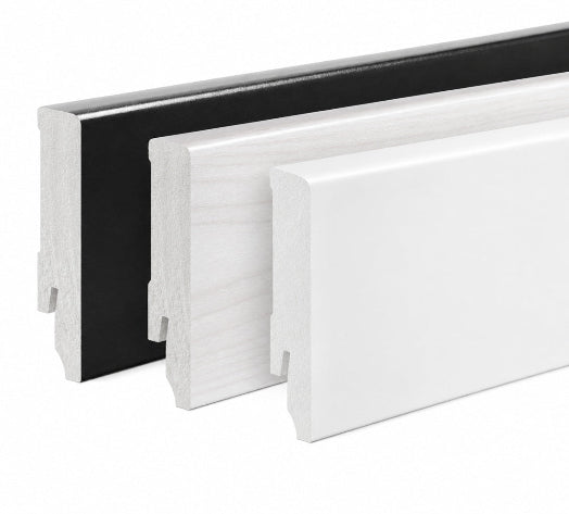 Intense Plastic Skirting Board - Water Resistant Skirting 2.44m x 80mm
