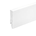 Intense Waterproof Plastic Skirting Board White Matt Paintable