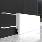 Intense Plastic Skirting Board - Water Resistant Skirting 2.44m x 80mm