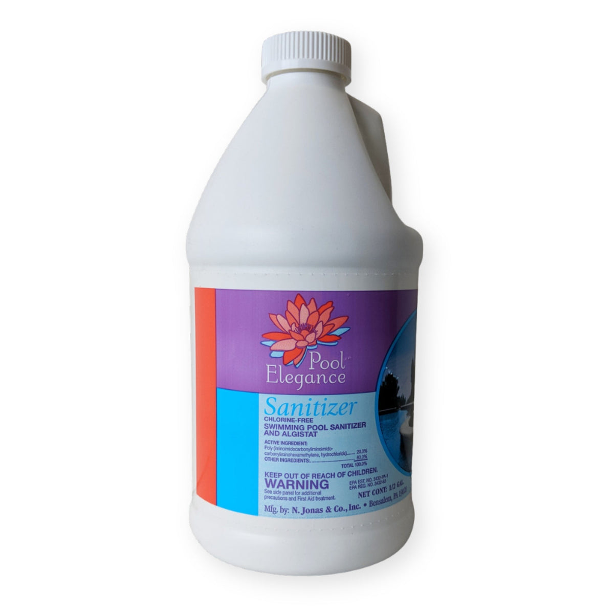 Pool Elegance Sanitizer 1/2 Gallon Bottle (Biguanide)