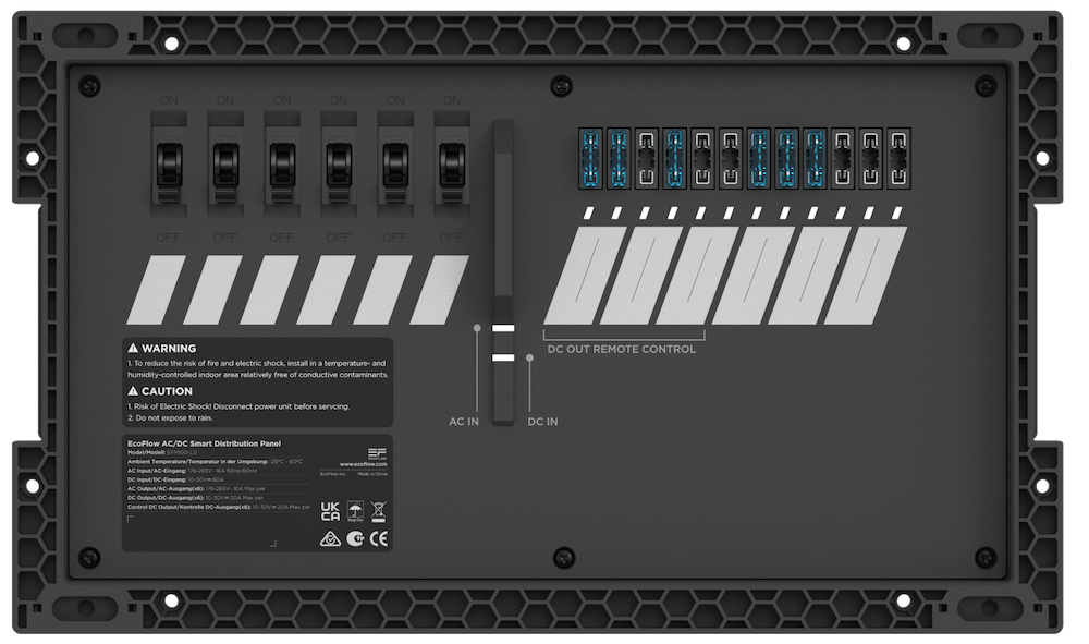 EcoFlow AD/DC Smart Distribution Panel for EcoFlow Power Kits