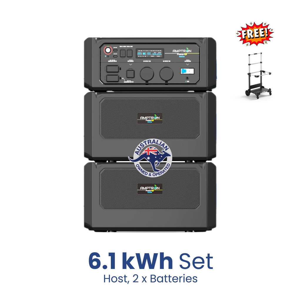 Amptron PowerUp3600 Portable Power Station - 6,144Wh