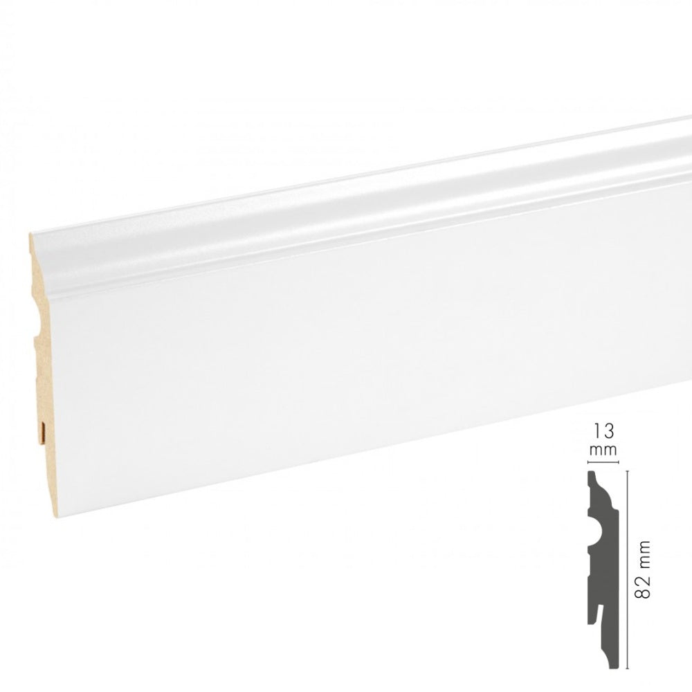 White Primed MDF Skirting Board