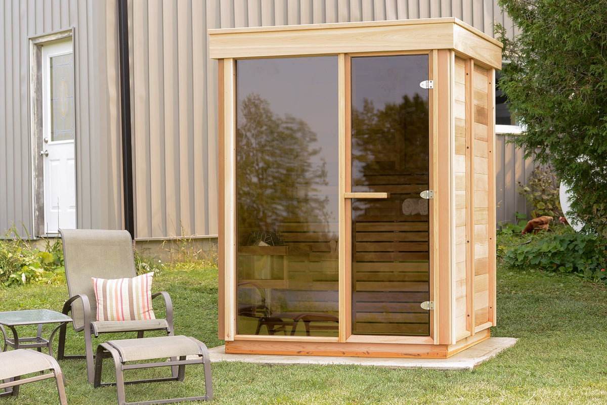 Outdoor 550 Pure Cube Sauna - 3 Person