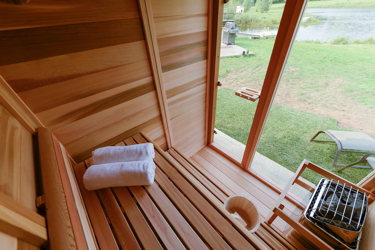 Outdoor 550 Pure Cube Sauna - 3 Person