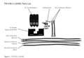 Outback FW-IOB-S-230VAC , 230VAC single phase bypass kit