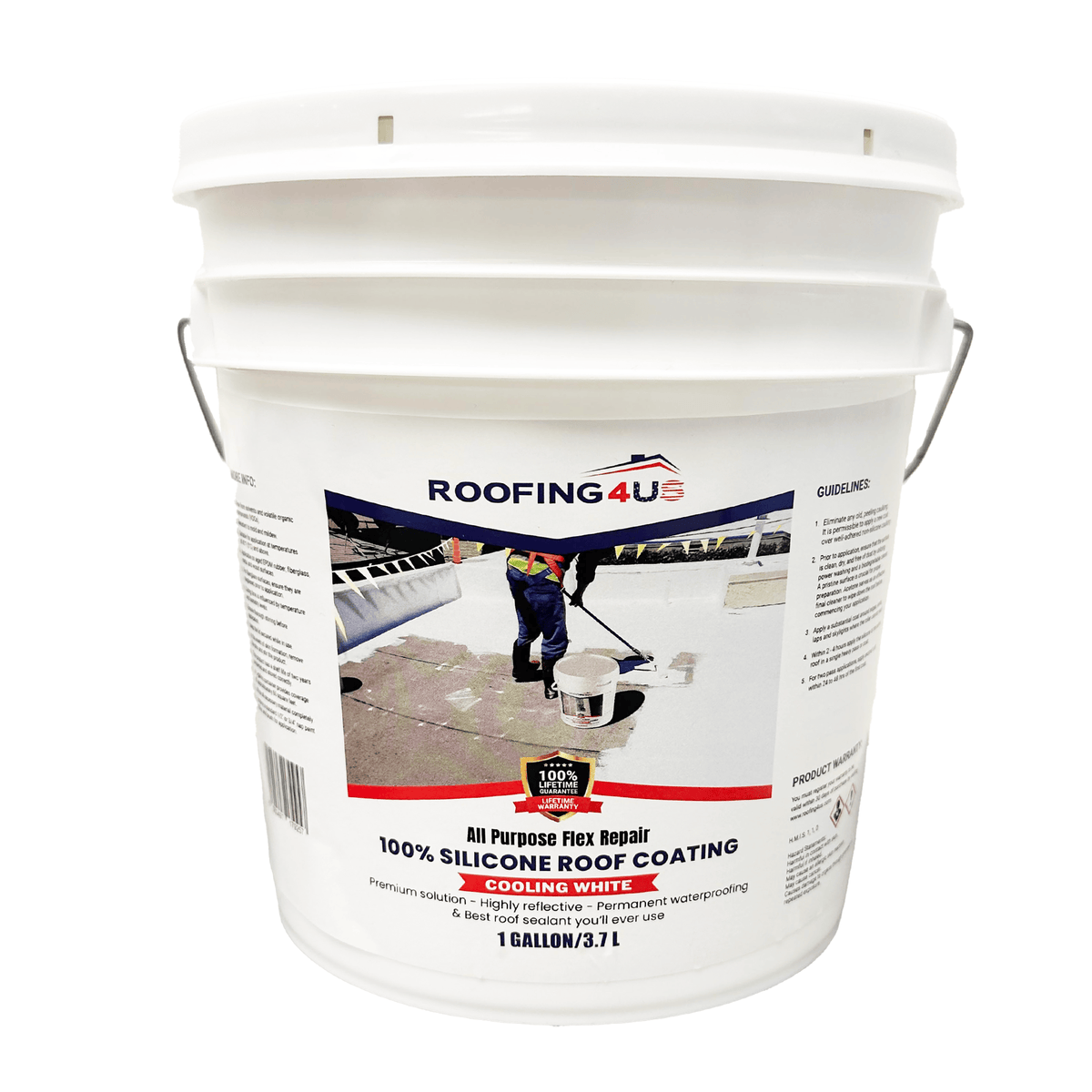 All Purpose Flex Repair 100% Silicone Roof Sealant - 1 Gallon (Pallet of 120)