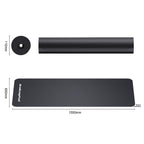 Rolled WalkingPad mat showing 110mm thickness