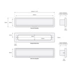 Yale Yaleseal 12" Letterplate