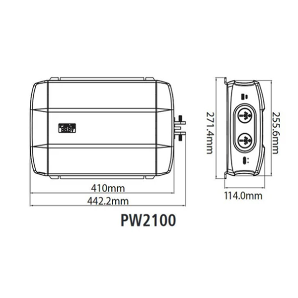 Projecta PW2100 12V 2100W Pro-Wave Pure Sine Wave Inverter