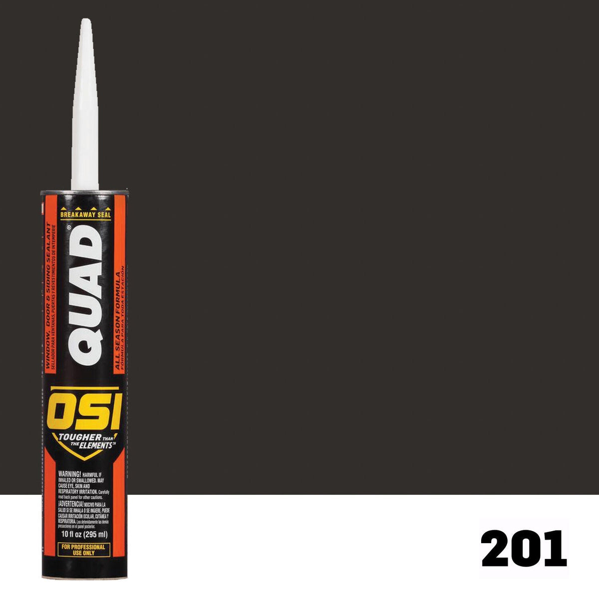 OSI QUAD 201 Paintable Solvent CaulkFREE CAULK GUN $25Value | IDH# 1637192