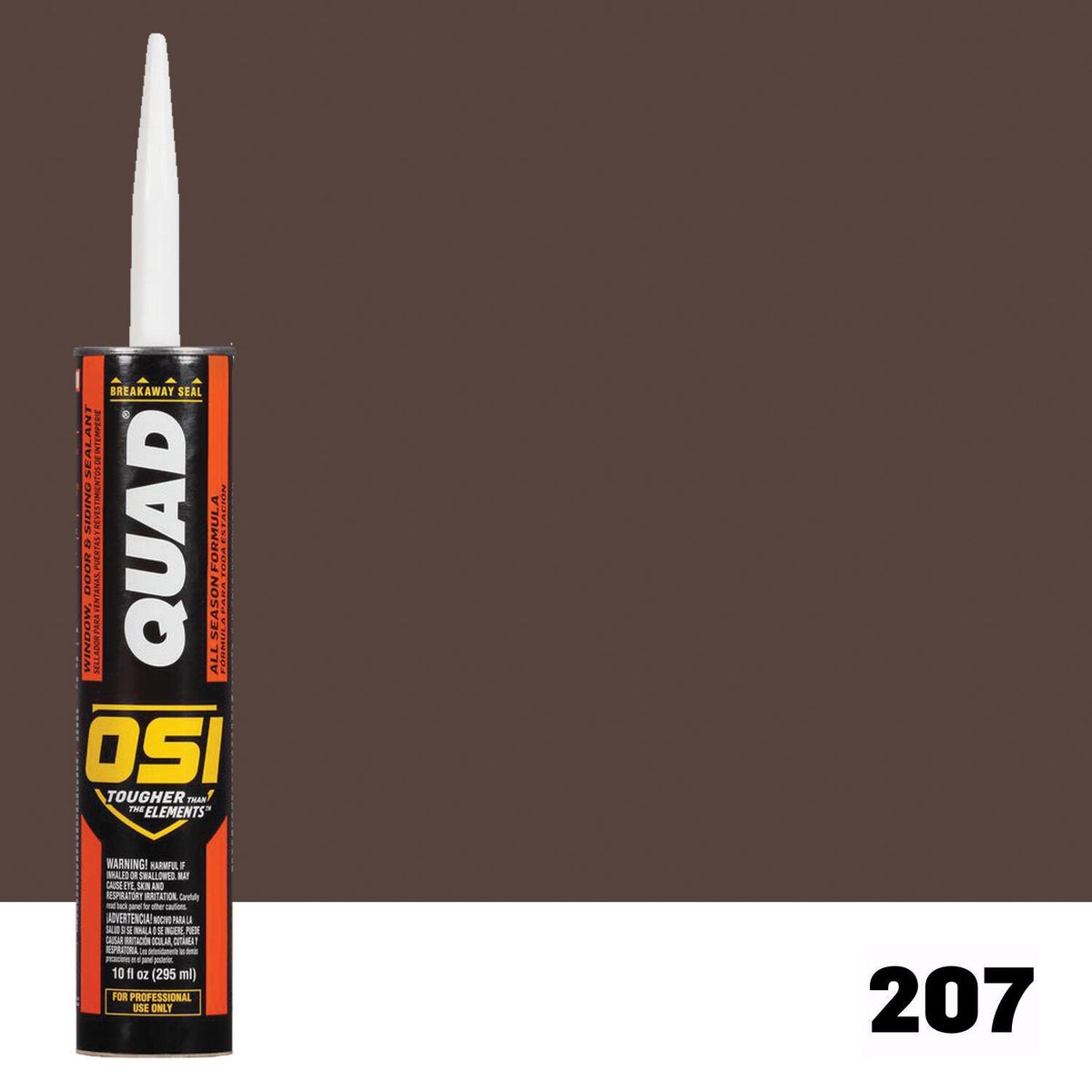 OSI QUAD 207 Paintable Solvent CaulkFREE CAULK GUN $25Value | IDH# 1636972