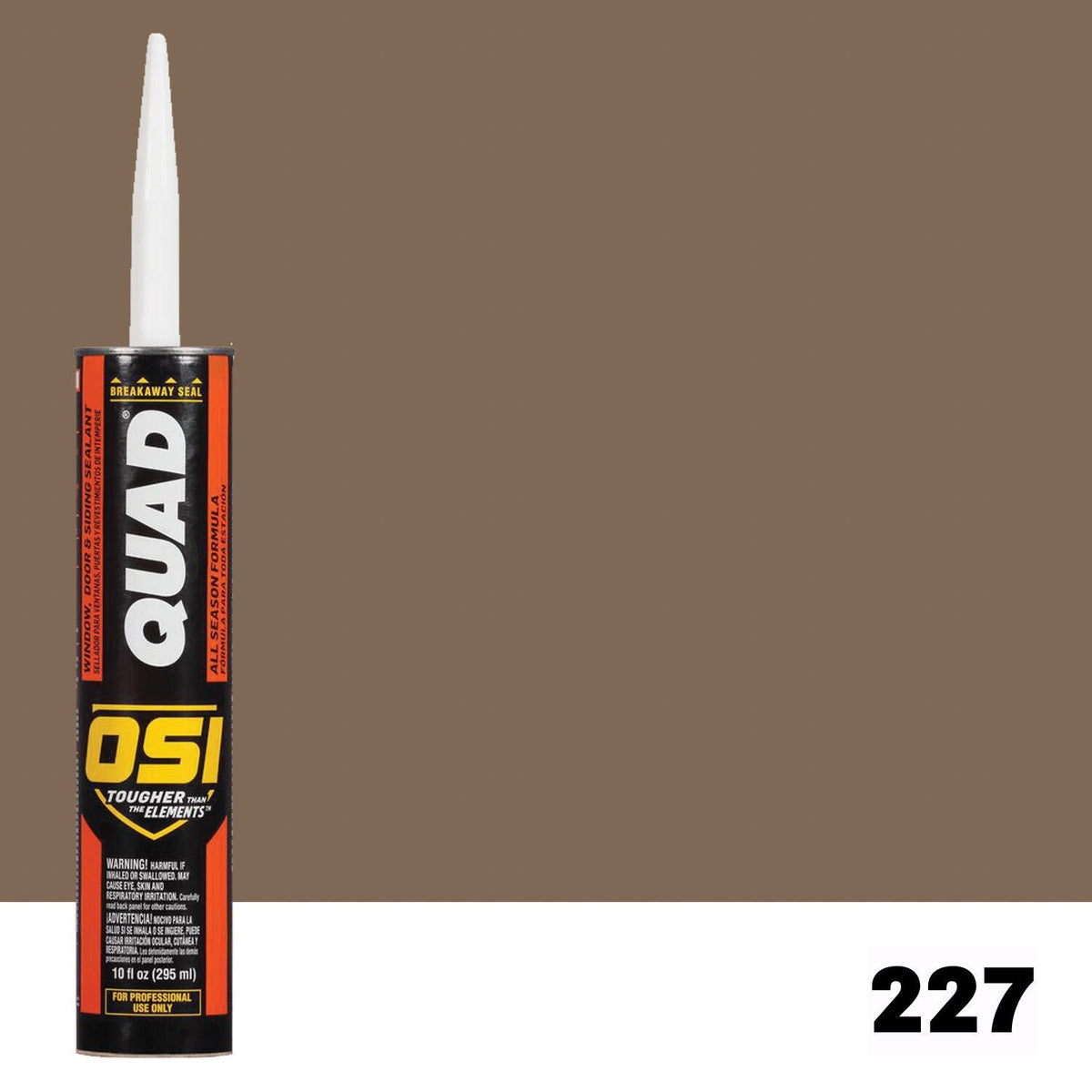 OSI QUAD 227 Paintable Solvent Caulk | IDH# 1637040