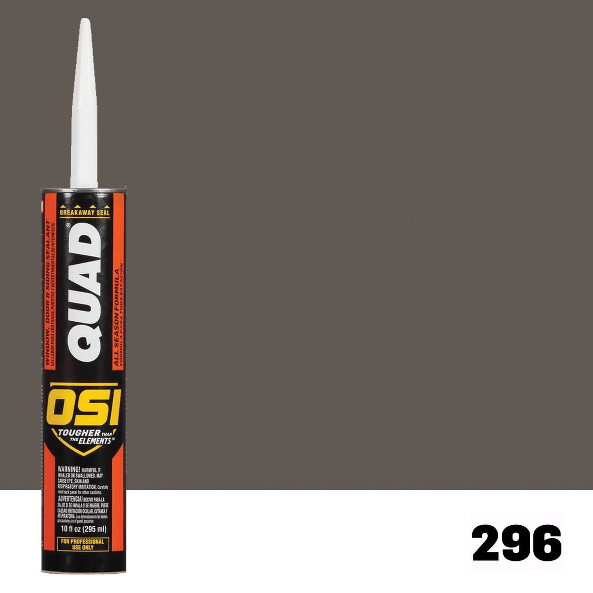 OSI QUAD 296 Paintable Solvent CaulkFREE CAULK GUN $25Value | IDH# 1900608