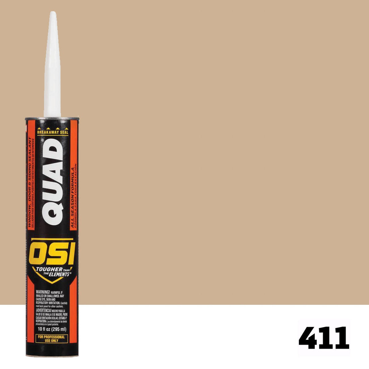 OSI QUAD 411 Paintable Solvent Caulk | IDH# 1637021
