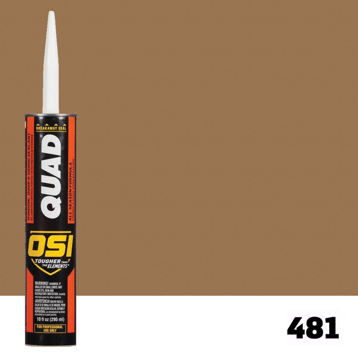 OSI QUAD 481 Paintable Solvent Caulk | IDH# 1637119