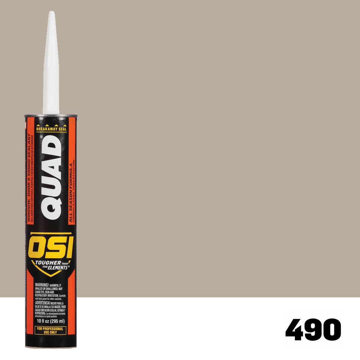 OSI QUAD 490 Paintable Solvent Caulk | IDH# 1637047