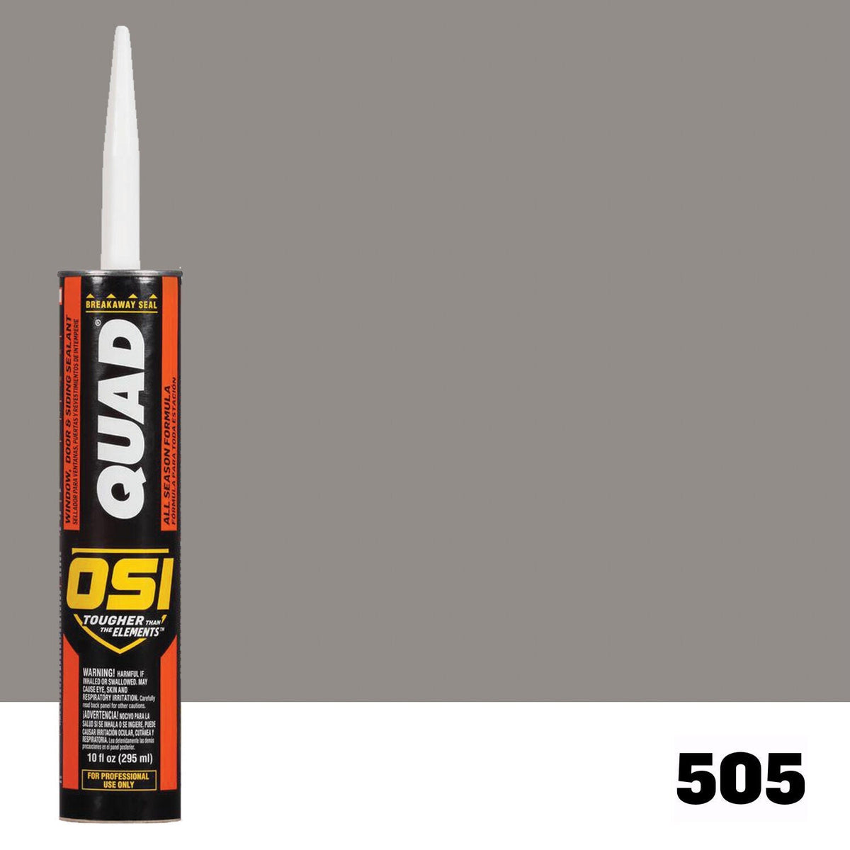OSI QUAD 505 Paintable Solvent CaulkFREE CAULK GUN $25Value | IDH# 1636977