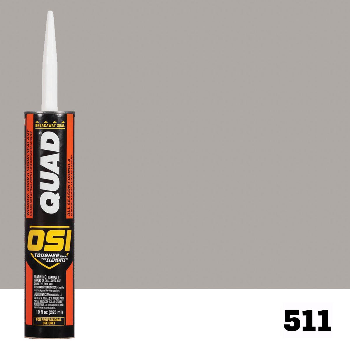 OSI QUAD 511 Paintable Solvent CaulkFREE CAULK GUN $25Value | IDH# 1637245