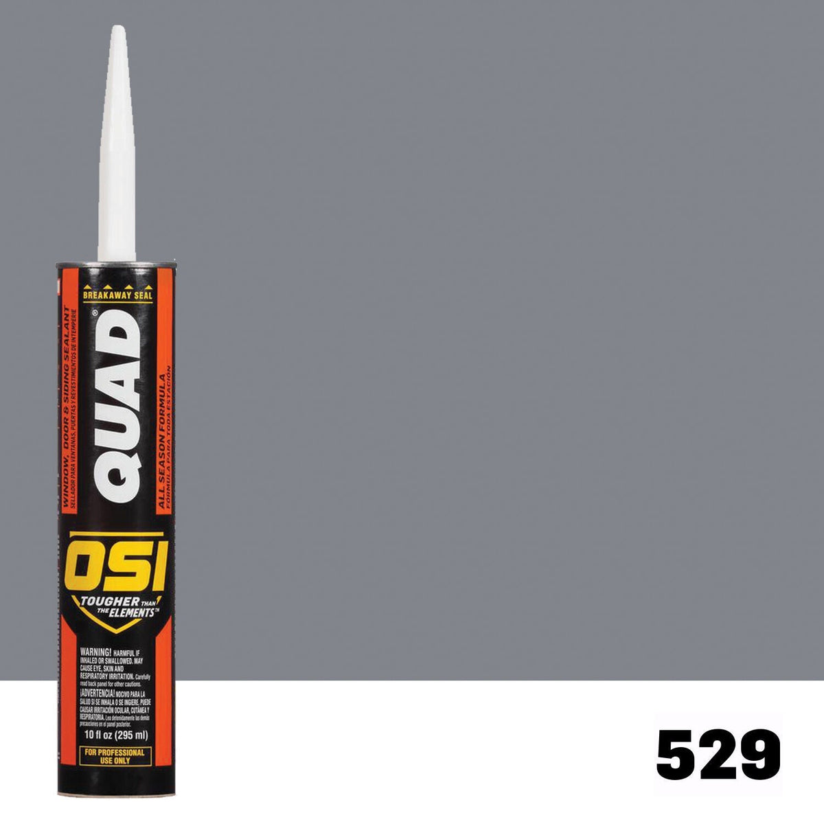 OSI QUAD 529 Paintable Solvent CaulkFREE CAULK GUN $25Value | IDH# 1637253