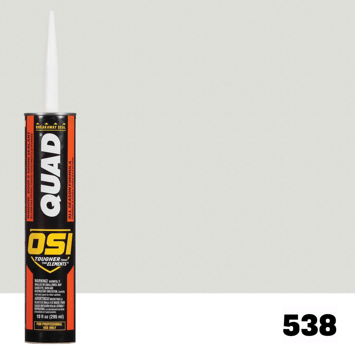OSI QUAD 538 Paintable Solvent Caulk TERMINATED BY OSI BUT AVAILABLE IN QUAD MAX | IDH# 1637189