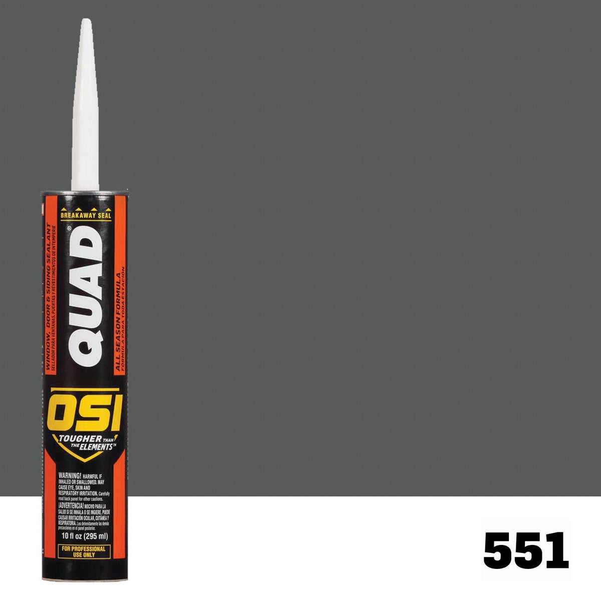 OSI QUAD 551 Paintable Solvent CaulkFREE CAULK GUN $25Value | IDH# 1637260