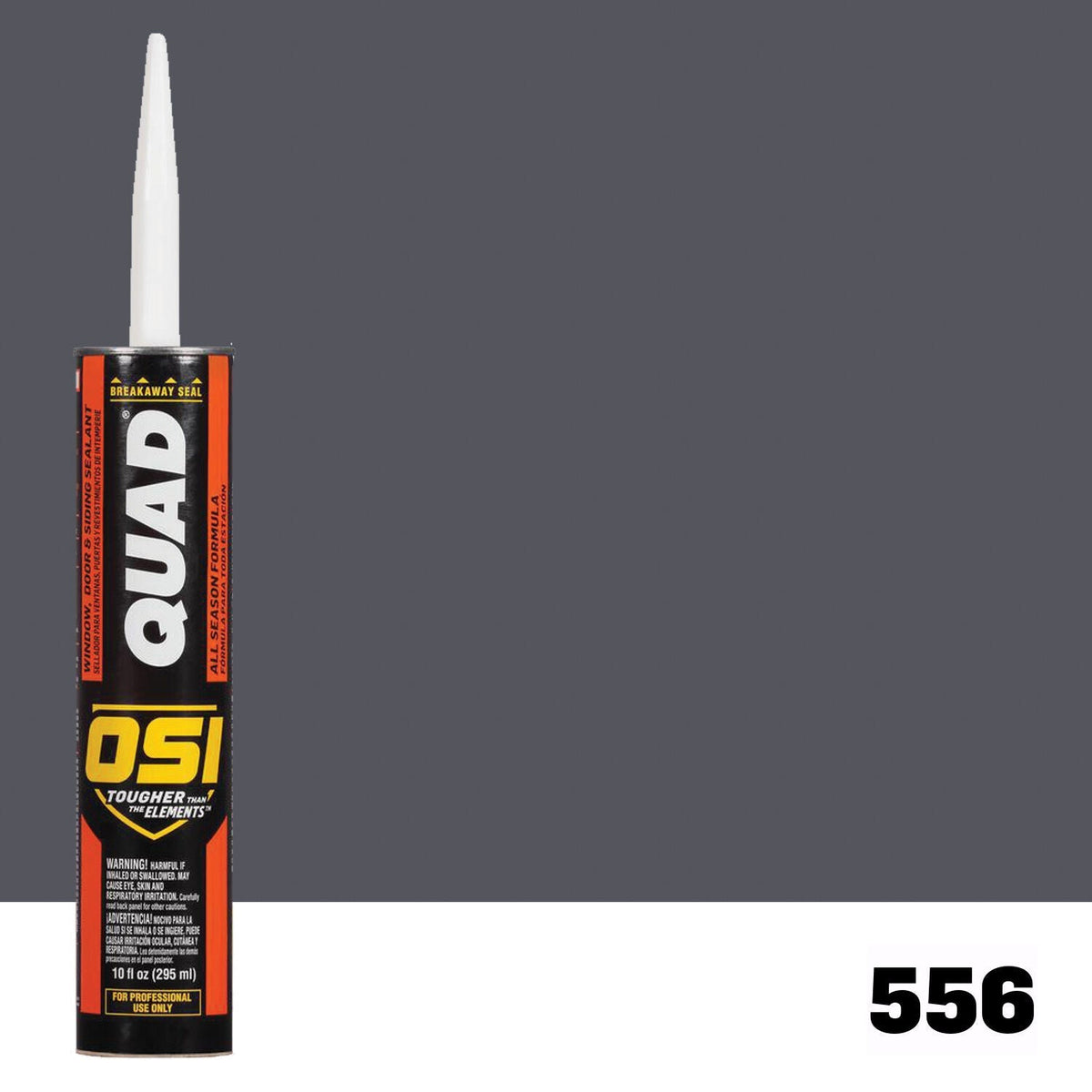 OSI QUAD 556 Paintable Solvent CaulkFREE CAULK GUN $25Value | IDH# 1637076