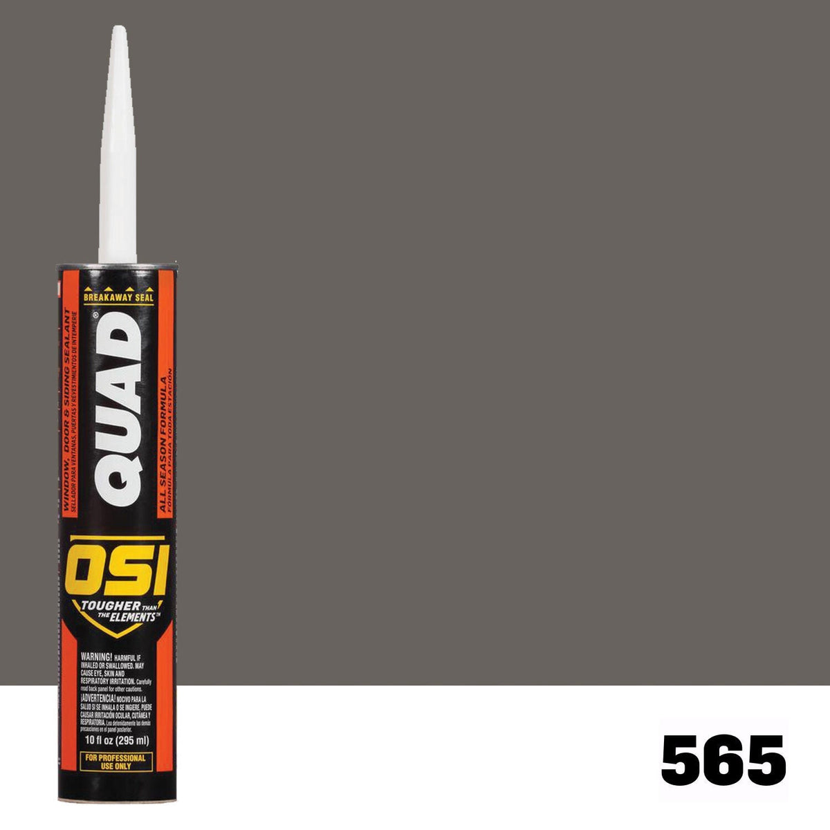 OSI QUAD 565 Paintable Solvent Caulk FREE CAULK GUN $25Value| IDH# 1637003