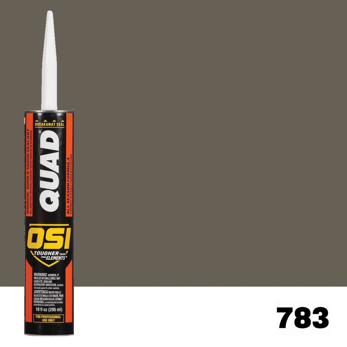 OSI QUAD 783 Paintable Solvent CaulkFREE CAULK GUN $25Value | IDH# 1637324