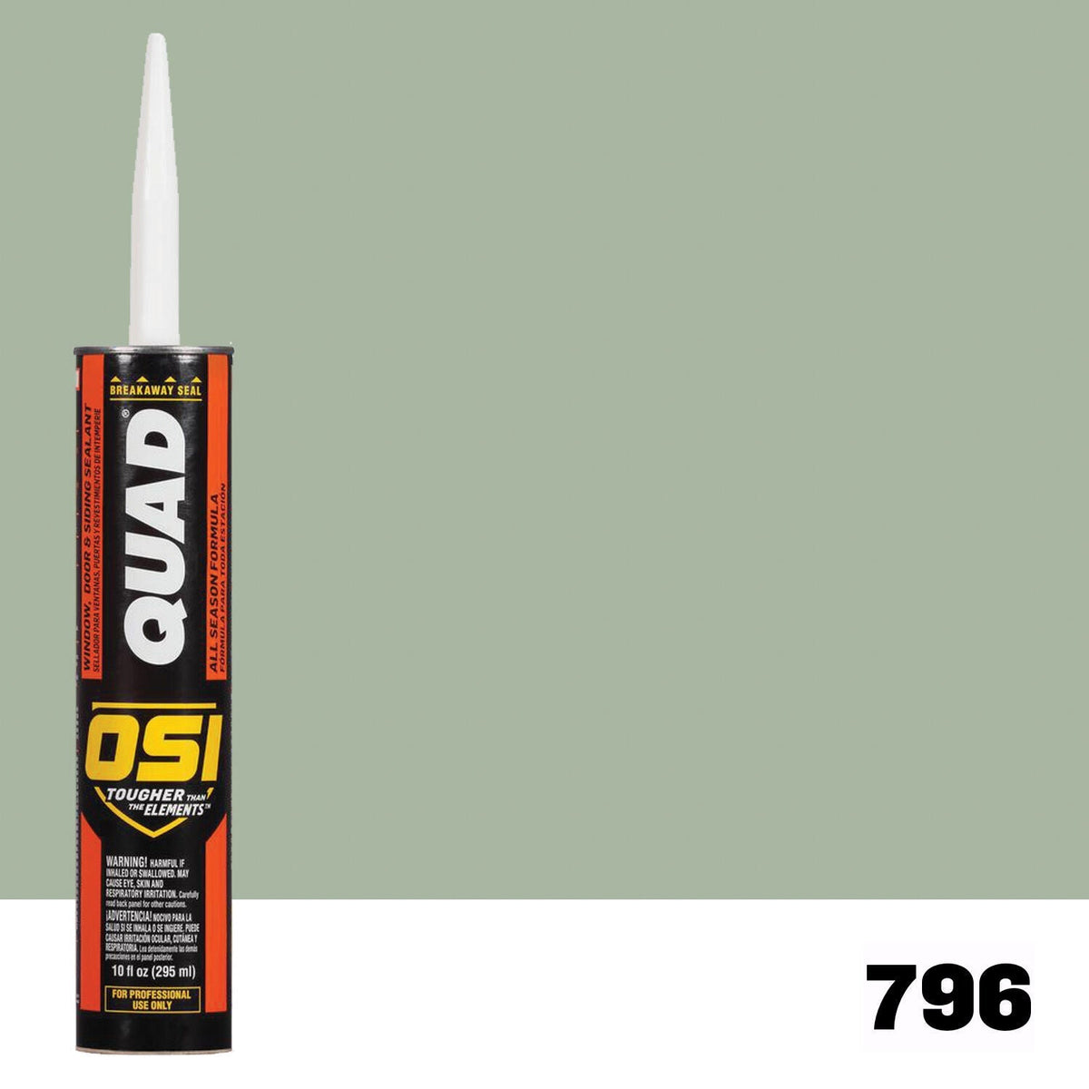 OSI QUAD 796 Paintable Solvent CaulkFREE CAULK GUN $25Value | IDH# 1637096