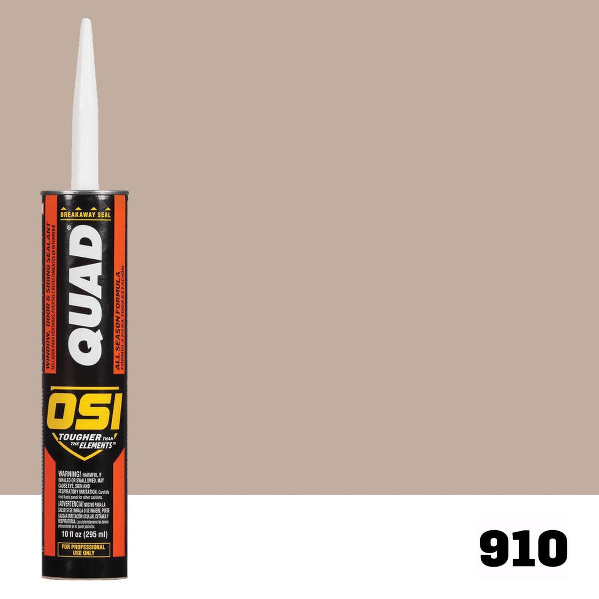 OSI QUAD 910 Paintable Solvent CaulkFREE CAULK GUN $25Value | IDH# 1637284