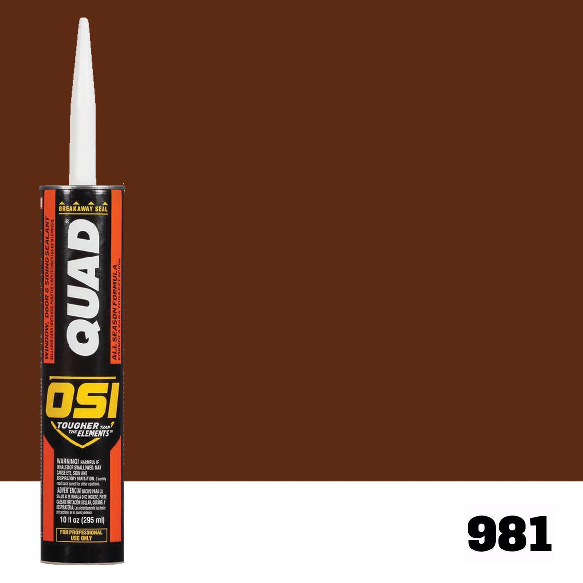 OSI QUAD 981 Paintable Solvent Caulk | IDH# 2233125