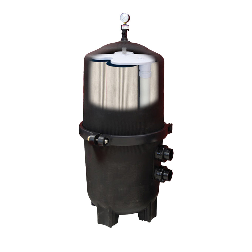 525 Sq. Ft. Black Diamond  Pressure Cartridge Filter Tank
