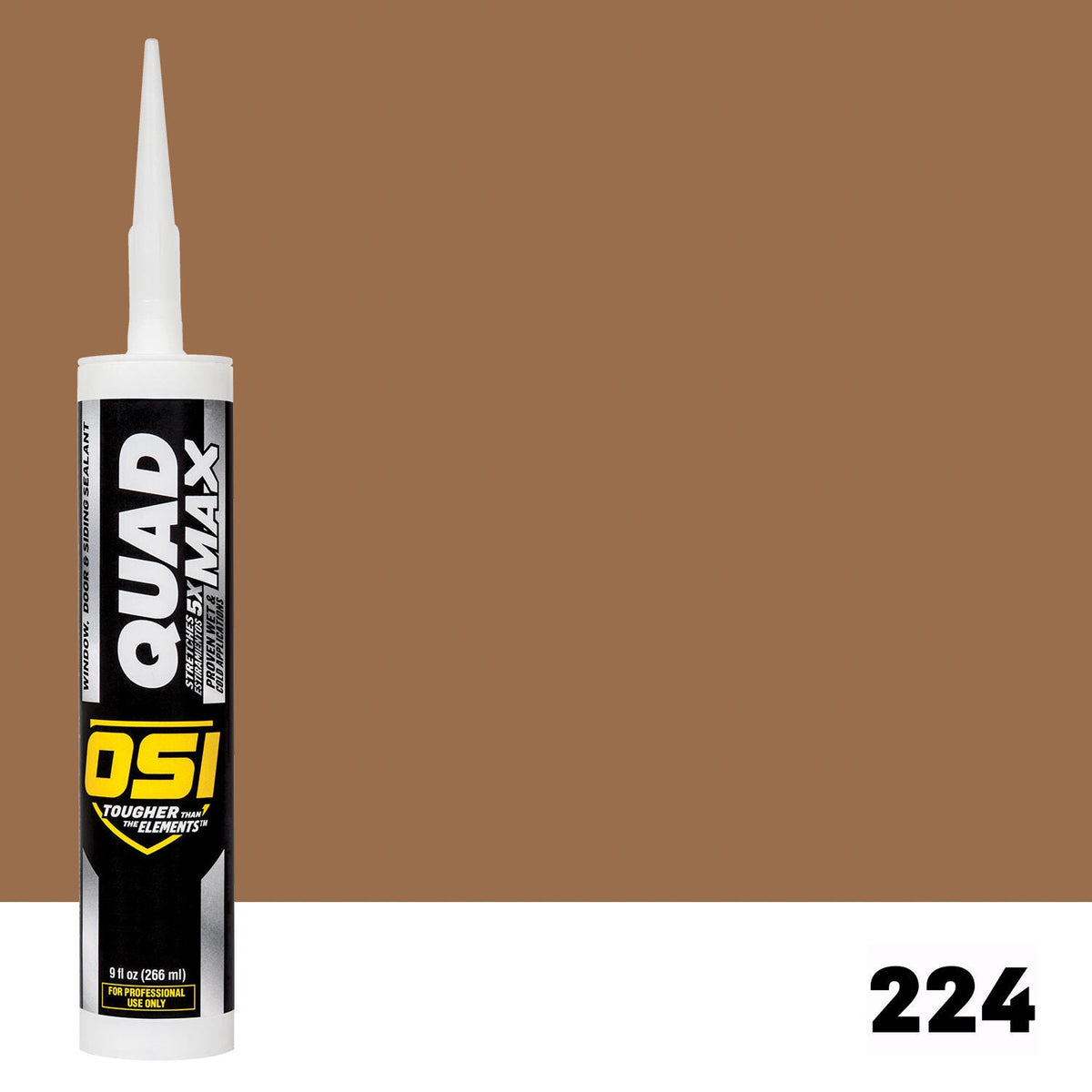 OSI QUAD MAX 224 Paintable Window, Door & Siding SealantFREE CAULK GUN $25Value | IDH# 1868724