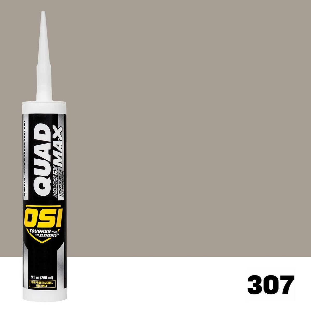 OSI QUAD MAX 307 Paintable Window, Door & Siding SealantFREE CAULK GUN $25Value | IDH# 1869346