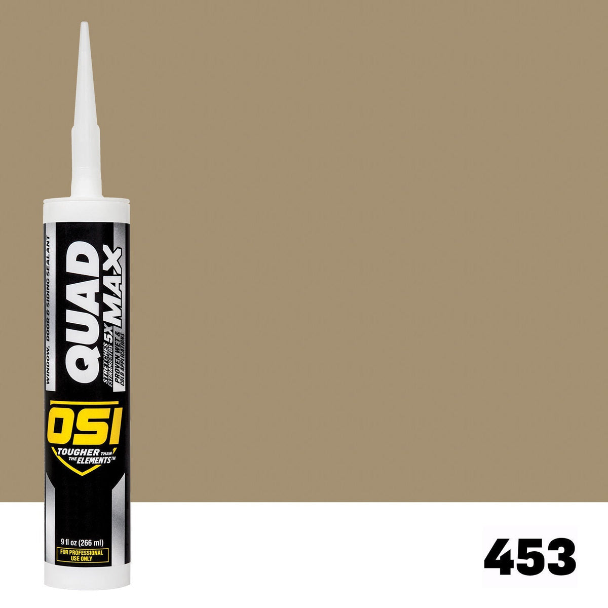 OSI QUAD MAX 453 Paintable Window, Door & Siding SealantFREE CAULK GUN $25Value | IDH# 1869411