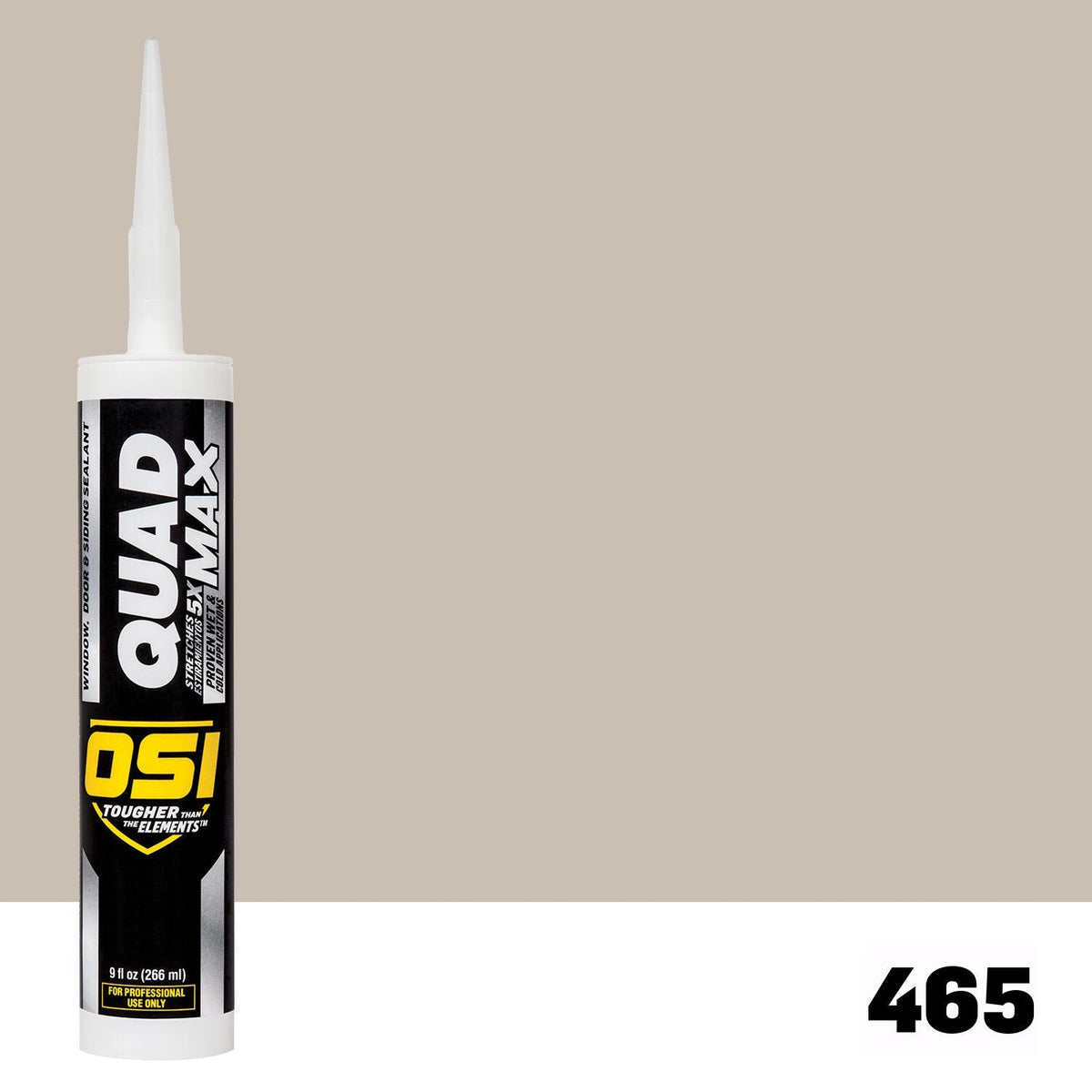 OSI QUAD MAX 465 Paintable Window, Door & Siding SealantFREE CAULK GUN $25Value | IDH# 1869419