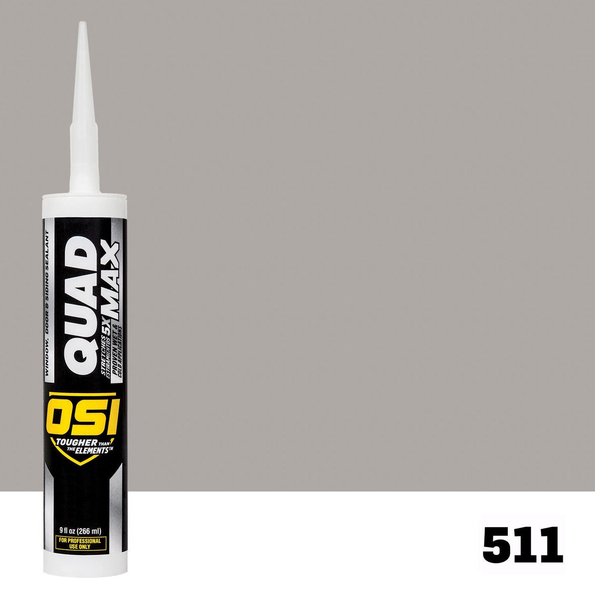 OSI QUAD MAX 511 Paintable Window, Door & Siding SealantFREE CAULK GUN $25Value | IDH# 1869454