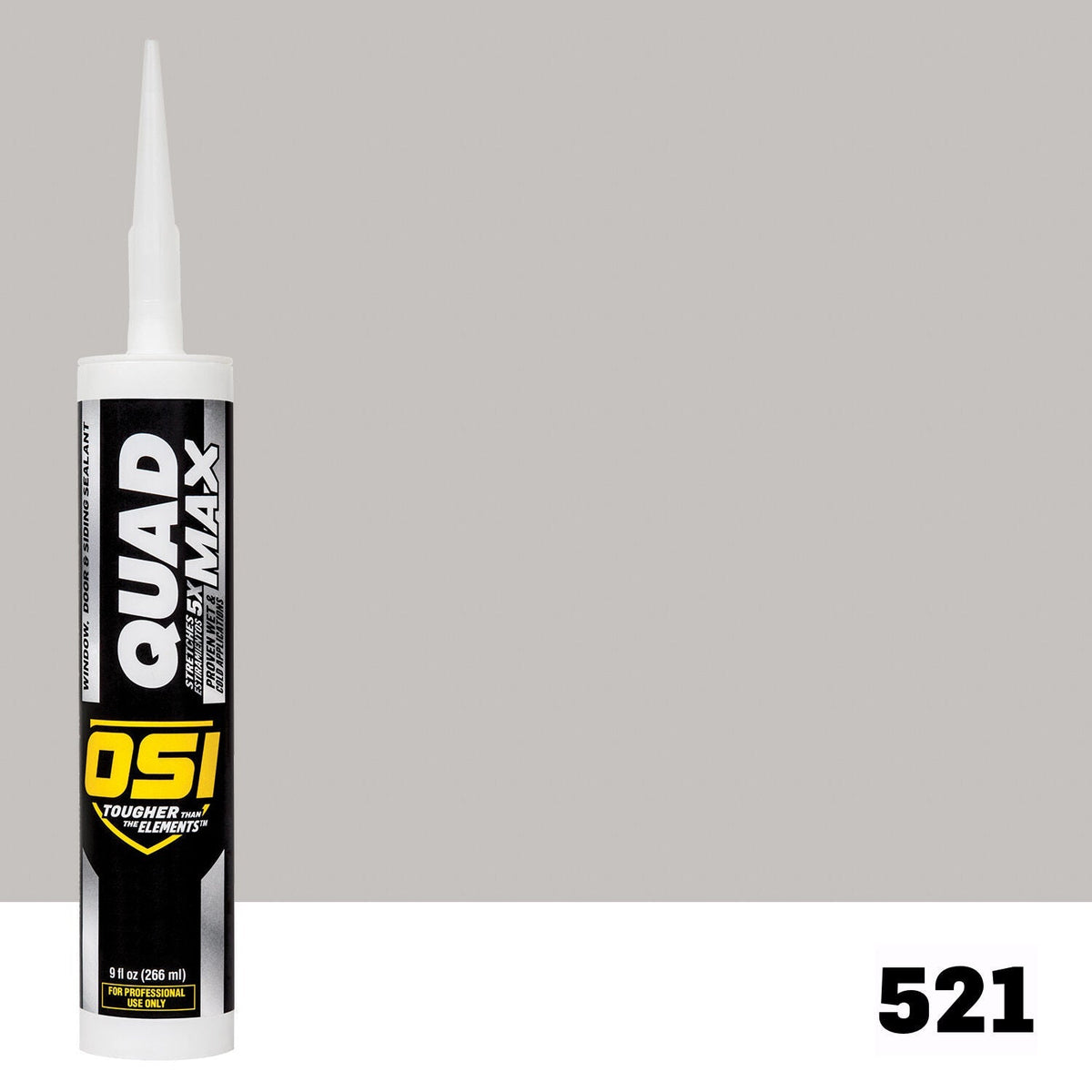 OSI QUAD MAX 521 Paintable Window, Door & Siding SealantFREE CAULK GUN $25Value | IDH# 3084932 | IDH# 1869463