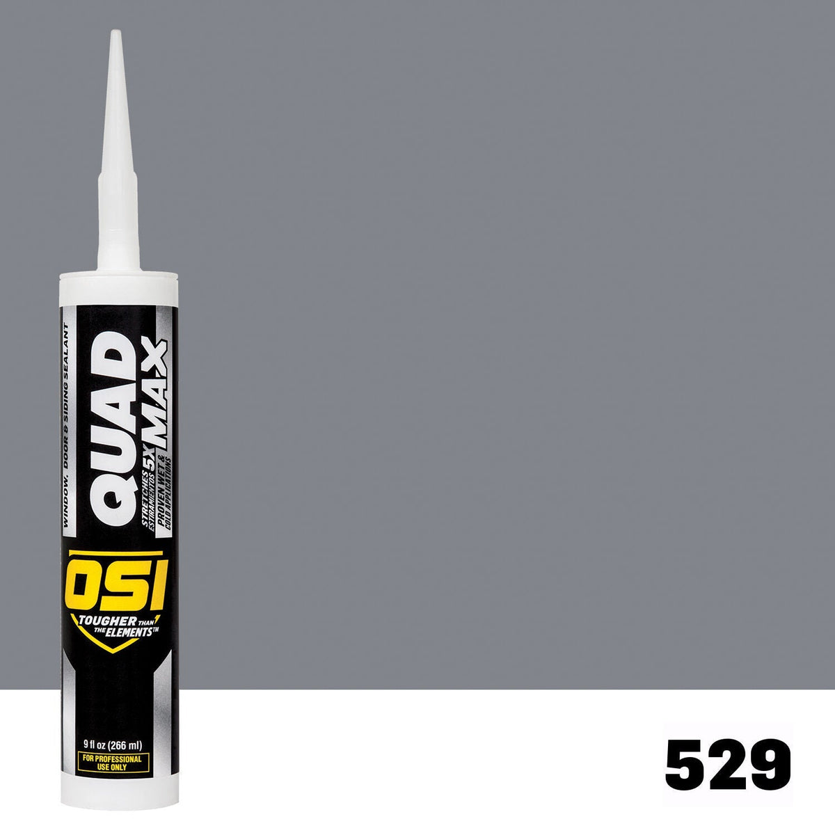 OSI QUAD MAX 529 Paintable Window, Door & Siding SealantFREE CAULK GUN $25Value | IDH# 1869467