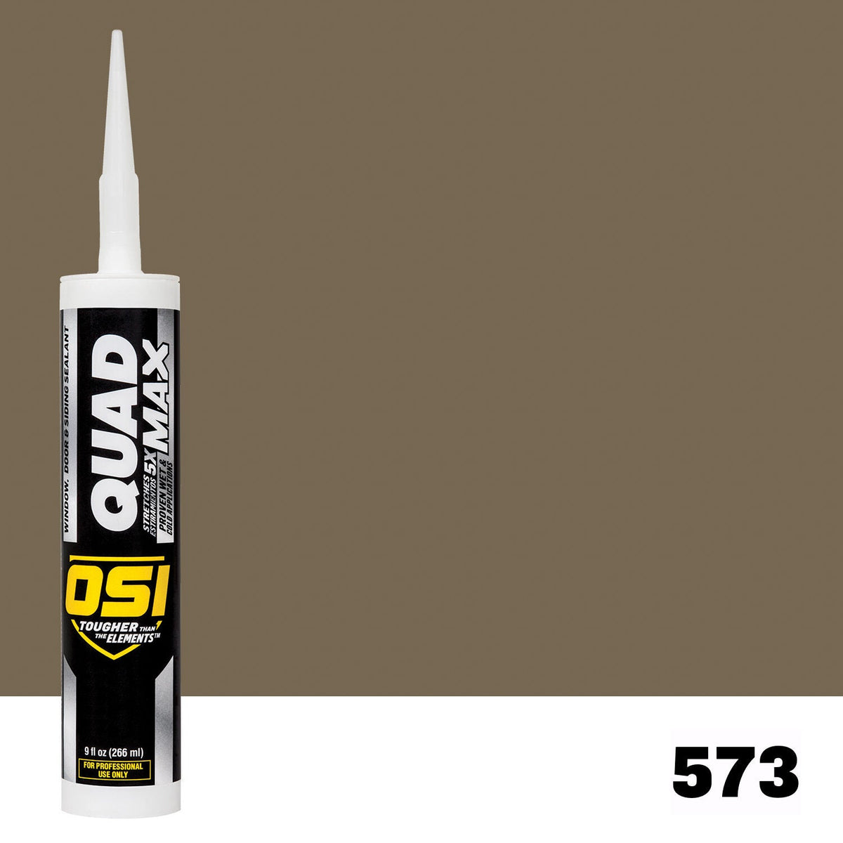 OSI QUAD MAX 573 Paintable Window, Door & Siding SealantFREE CAULK GUN $25Value | IDH# 2249430