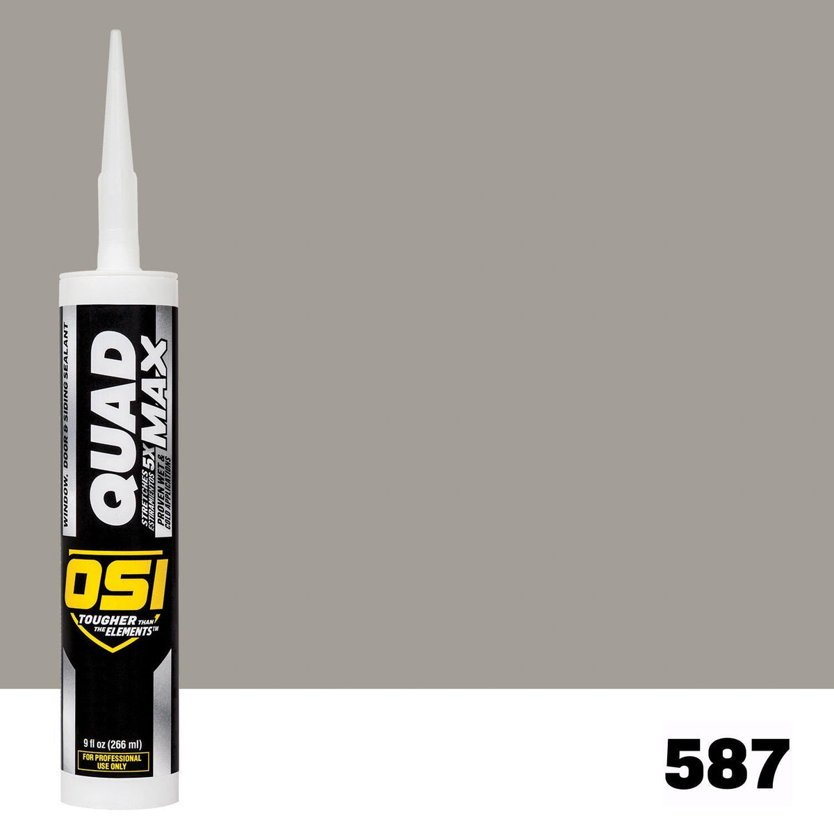 OSI QUAD MAX 587 Paintable Window, Door & Siding SealantFREE CAULK GUN $25Value | IDH# 1869652