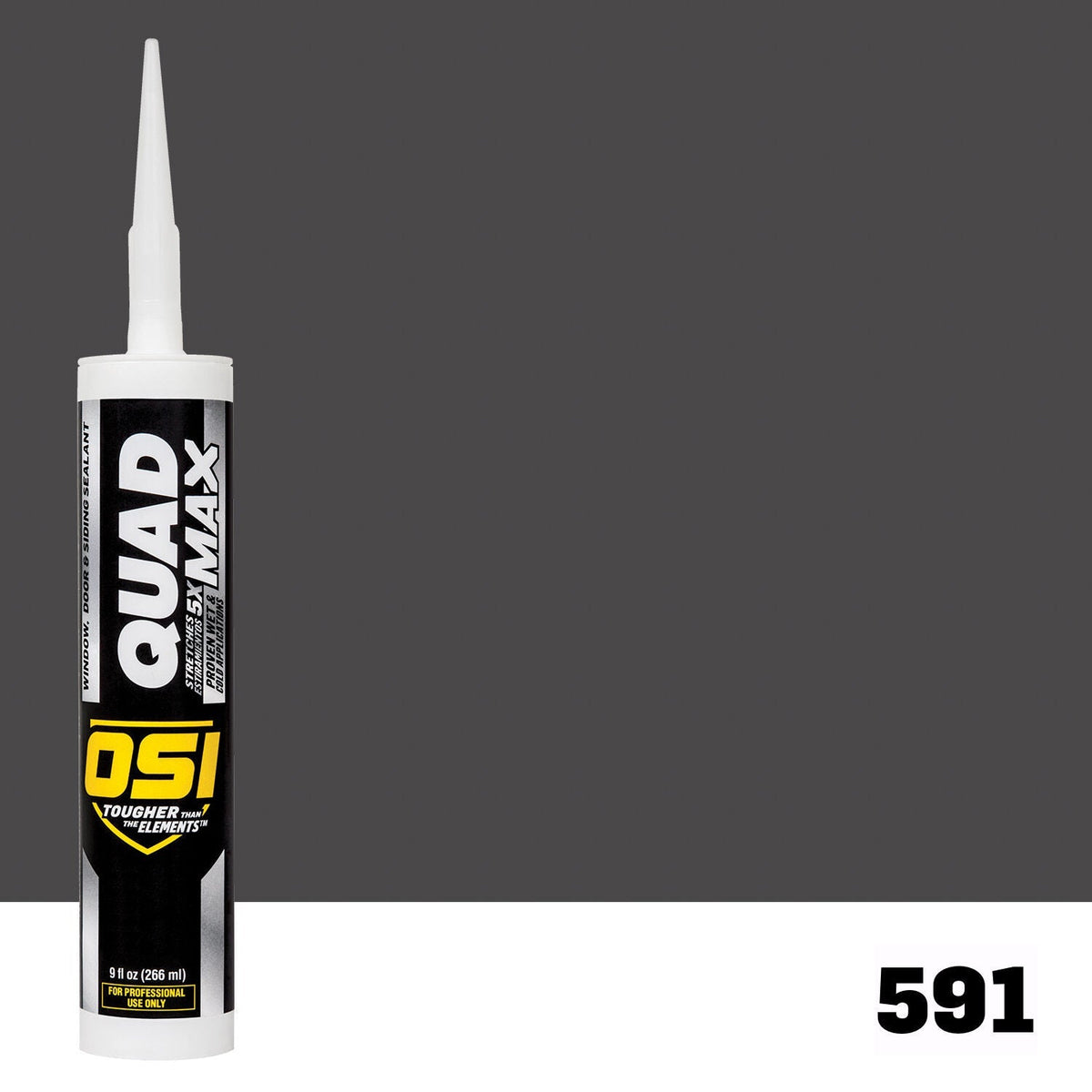 OSI QUAD MAX 591 Paintable Window, Door & Siding SealantFREE CAULK GUN $25Value | IDH# 1869655