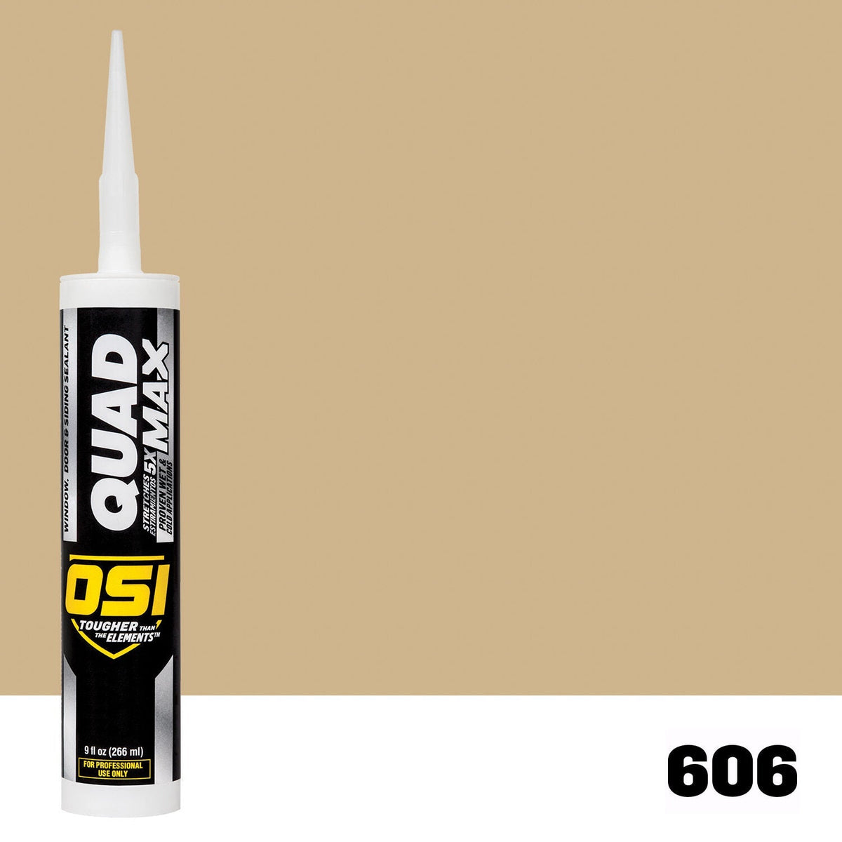OSI QUAD MAX 606 Paintable Window, Door & Siding SealantFREE CAULK GUN $25Value | IDH# 1869659